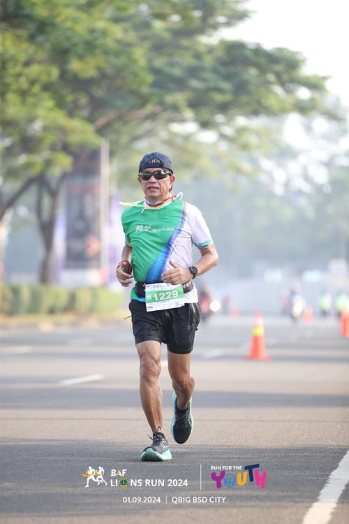 Race photo from BAF LIONS RUN 2024