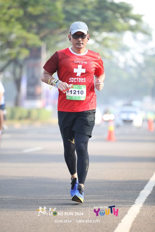 Race photo from BAF LIONS RUN 2024