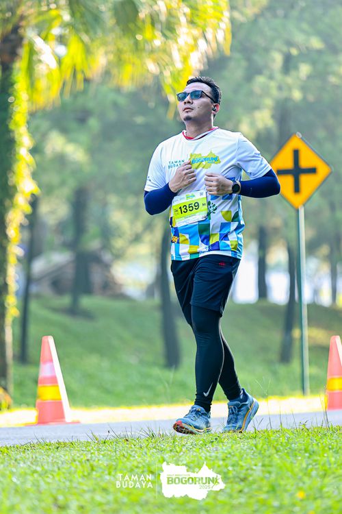 Race photo from Taman Budaya x BOGORUN 2025