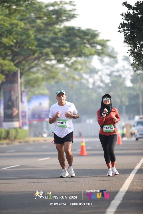 Race photo from BAF LIONS RUN 2024