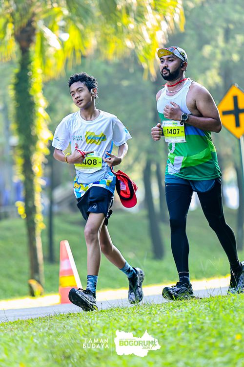 Race photo from Taman Budaya x BOGORUN 2025