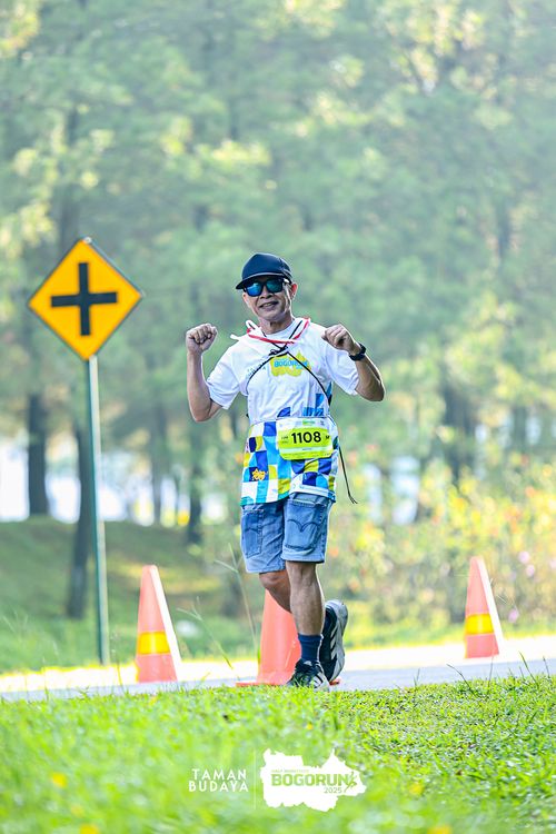 Race photo from Taman Budaya x BOGORUN 2025