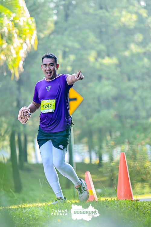 Race photo from Taman Budaya x BOGORUN 2025
