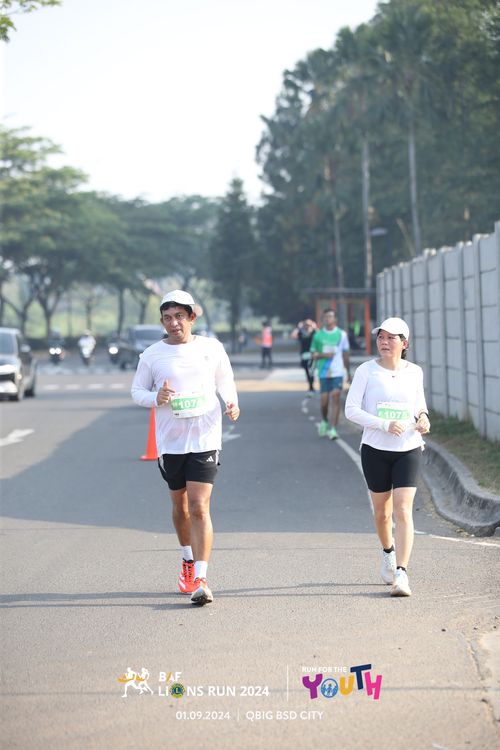 Race photo from BAF LIONS RUN 2024