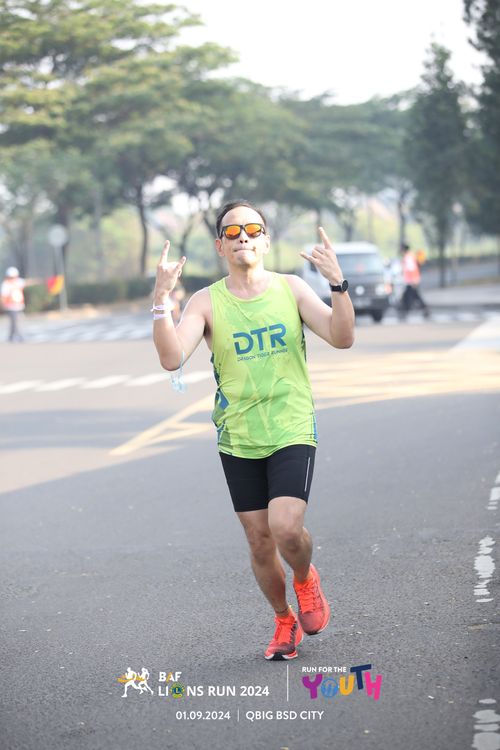 Race photo from BAF LIONS RUN 2024