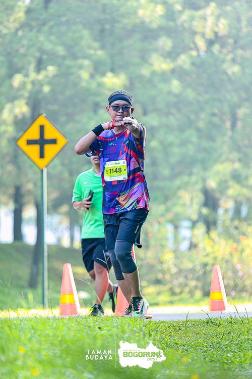 Race photo from Taman Budaya x BOGORUN 2025