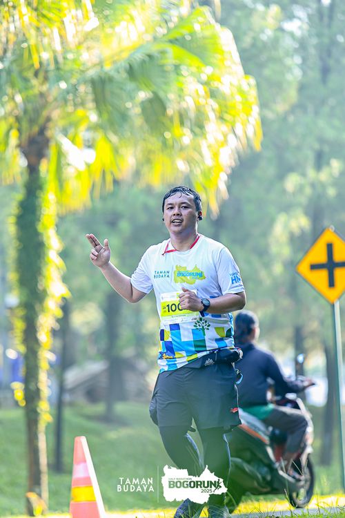 Race photo from Taman Budaya x BOGORUN 2025