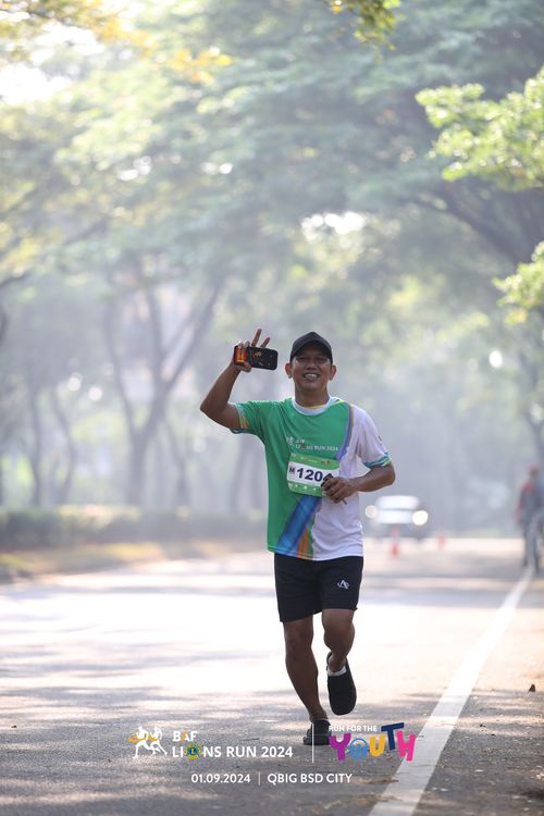 Race photo from BAF LIONS RUN 2024