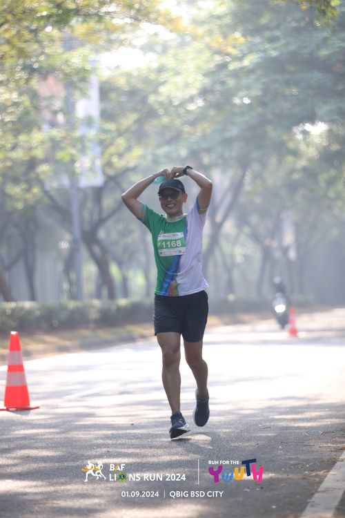 Race photo from BAF LIONS RUN 2024