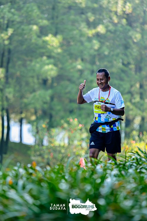 Race photo from Taman Budaya x BOGORUN 2025