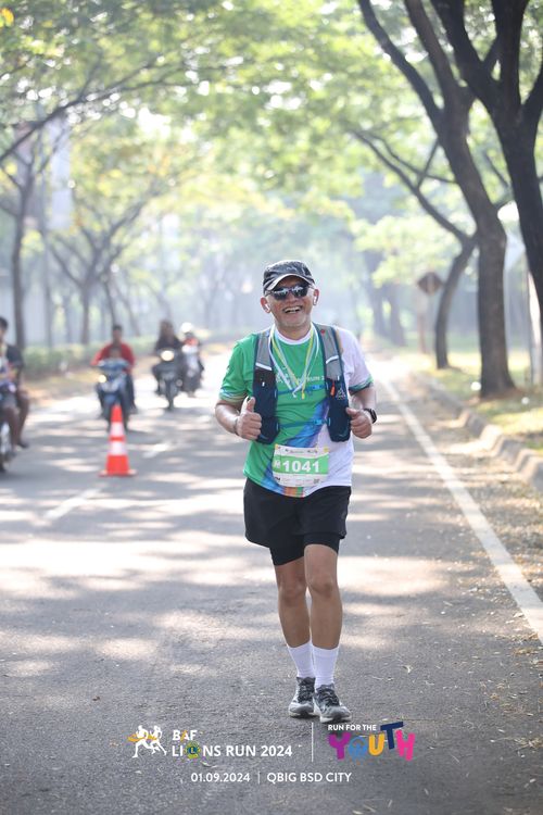 Race photo from BAF LIONS RUN 2024