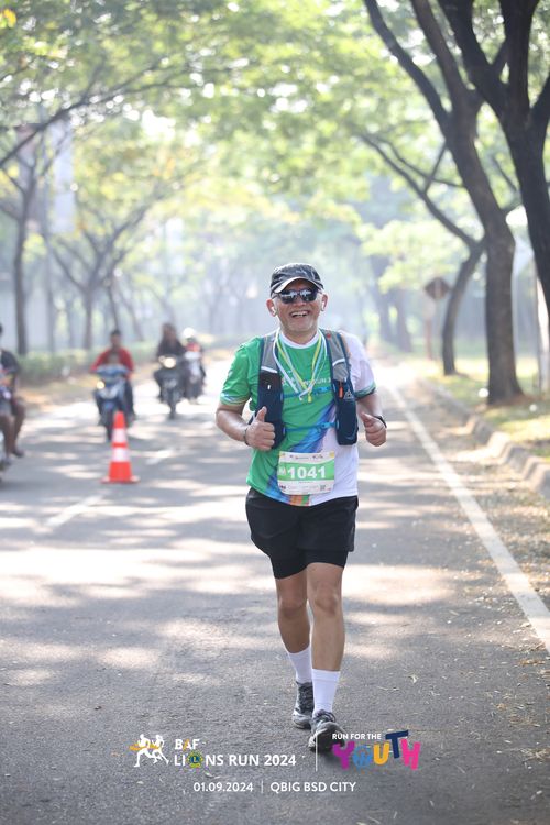 Race photo from BAF LIONS RUN 2024