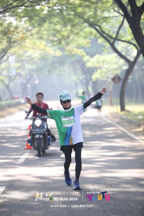 Race photo from BAF LIONS RUN 2024