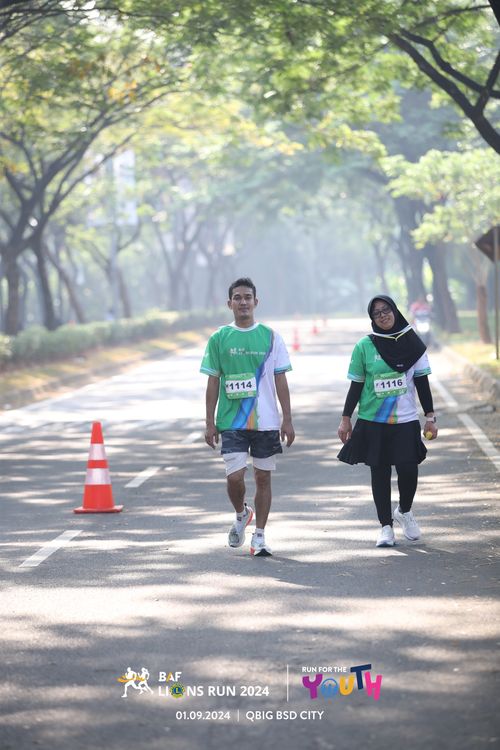 Race photo from BAF LIONS RUN 2024