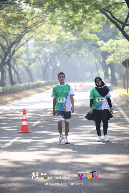 Race photo from BAF LIONS RUN 2024