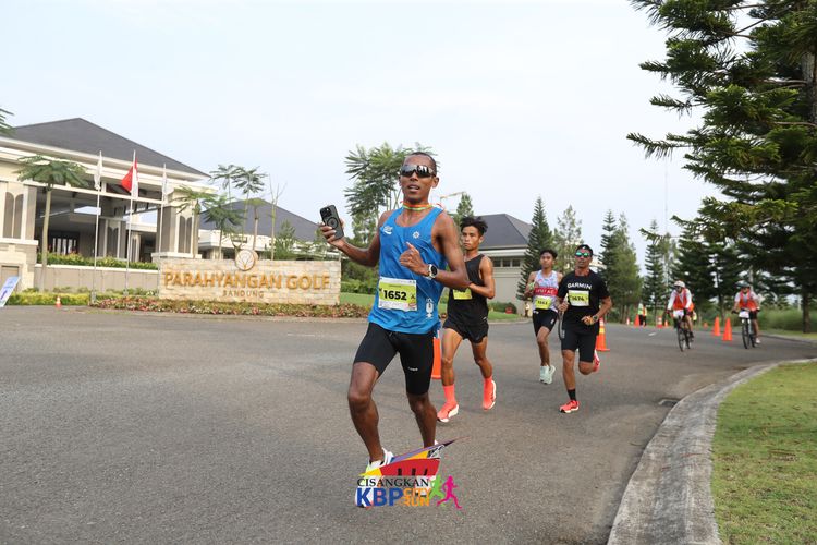 Race photo from CISANGKAN KBP CITY RUN 2025