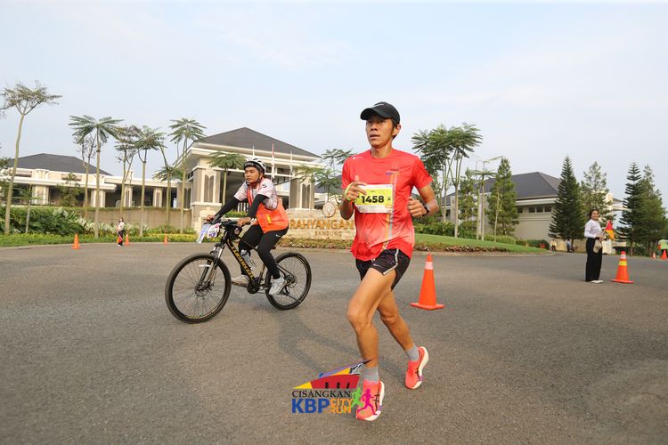 Race photo from CISANGKAN KBP CITY RUN 2025