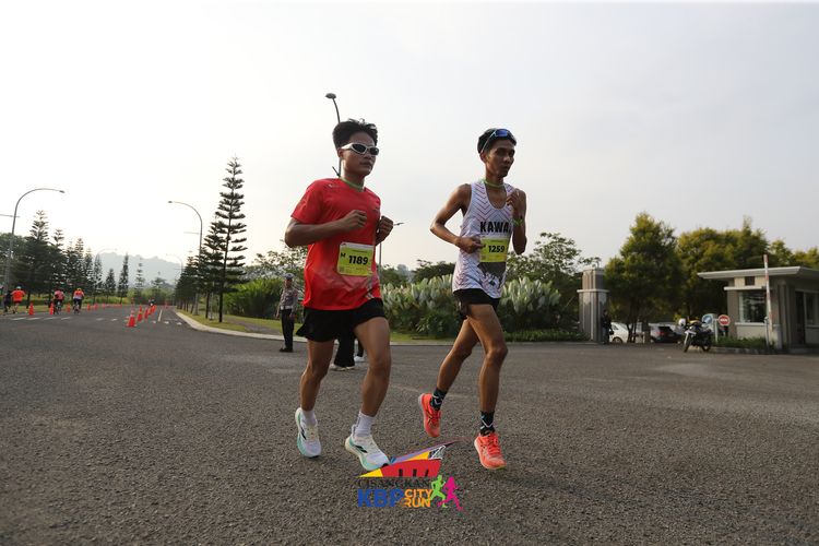 Race photo from CISANGKAN KBP CITY RUN 2025