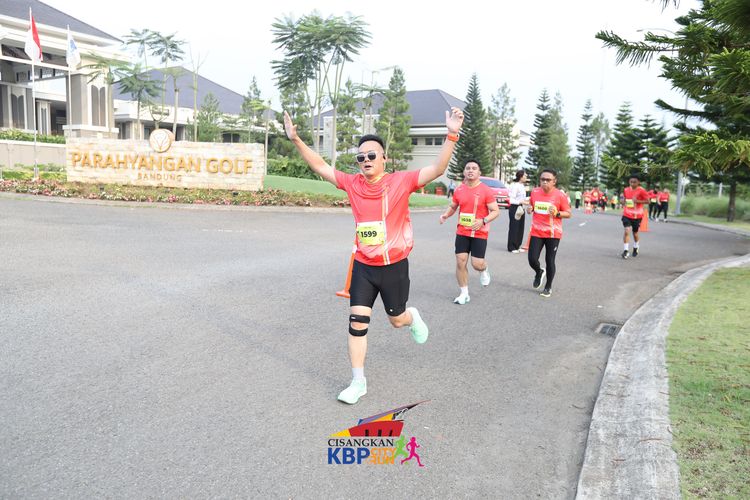 Race photo from CISANGKAN KBP CITY RUN 2025