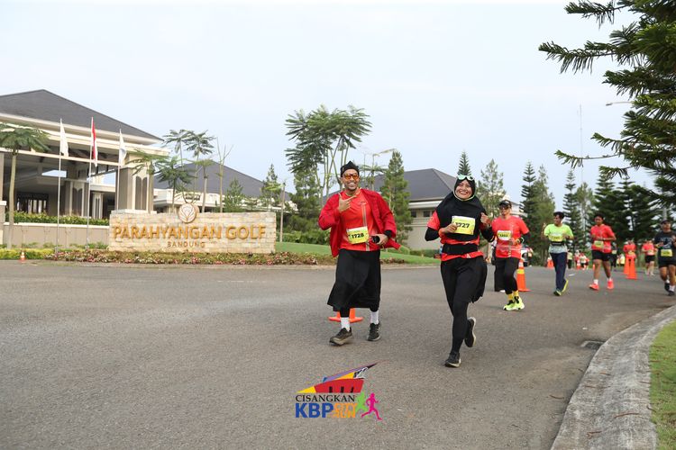 Race photo from CISANGKAN KBP CITY RUN 2025