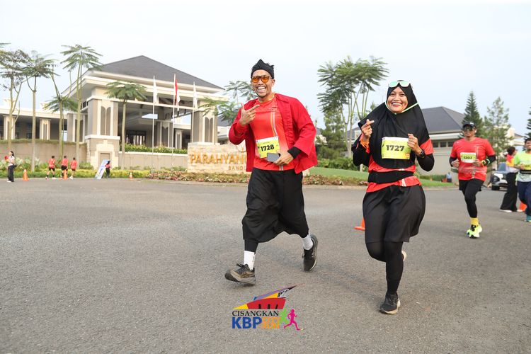 Race photo from CISANGKAN KBP CITY RUN 2025