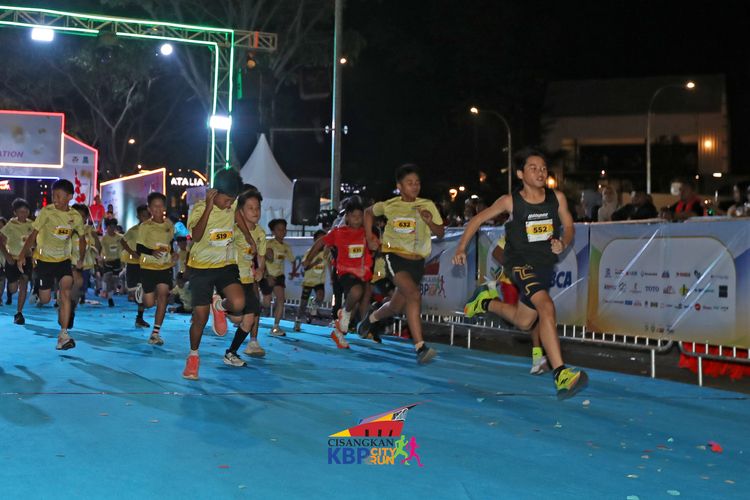 Race photo from CISANGKAN KBP CITY RUN 2025