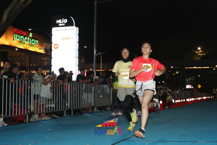 Race photo from CISANGKAN KBP CITY RUN 2025