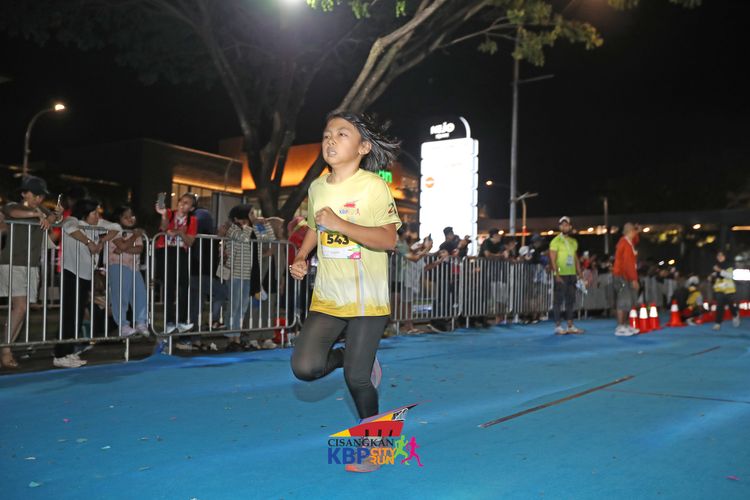 Race photo from CISANGKAN KBP CITY RUN 2025