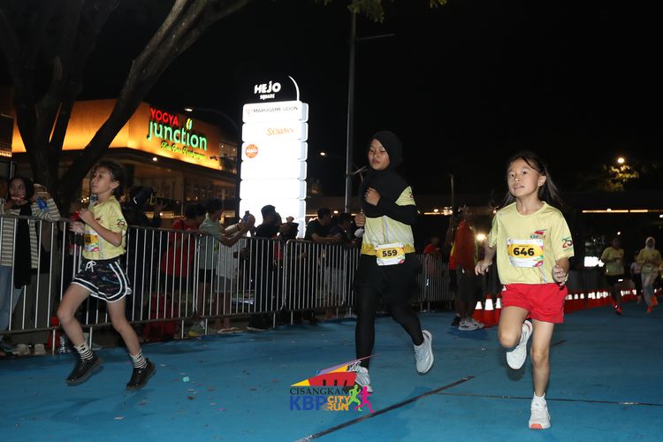 Race photo from CISANGKAN KBP CITY RUN 2025