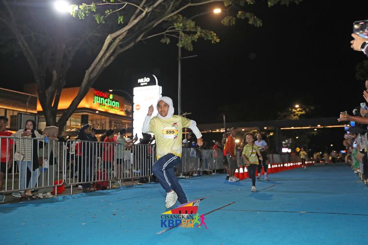 Race photo from CISANGKAN KBP CITY RUN 2025