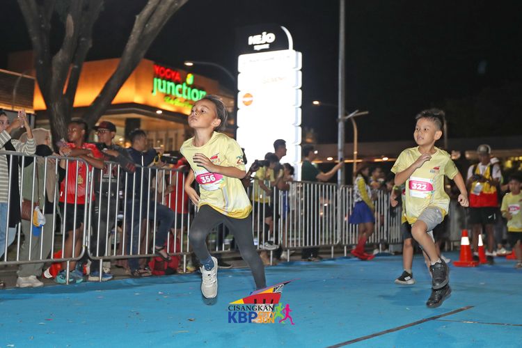 Race photo from CISANGKAN KBP CITY RUN 2025