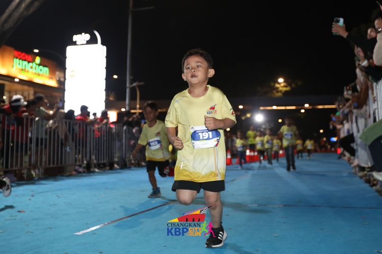 Race photo from CISANGKAN KBP CITY RUN 2025