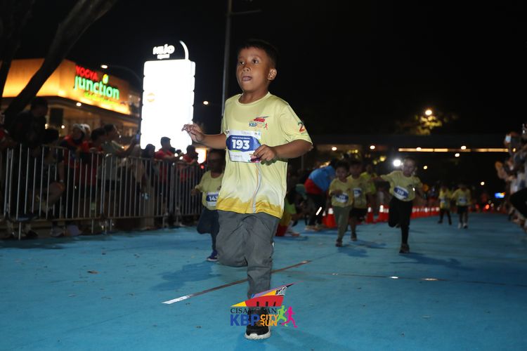 Race photo from CISANGKAN KBP CITY RUN 2025