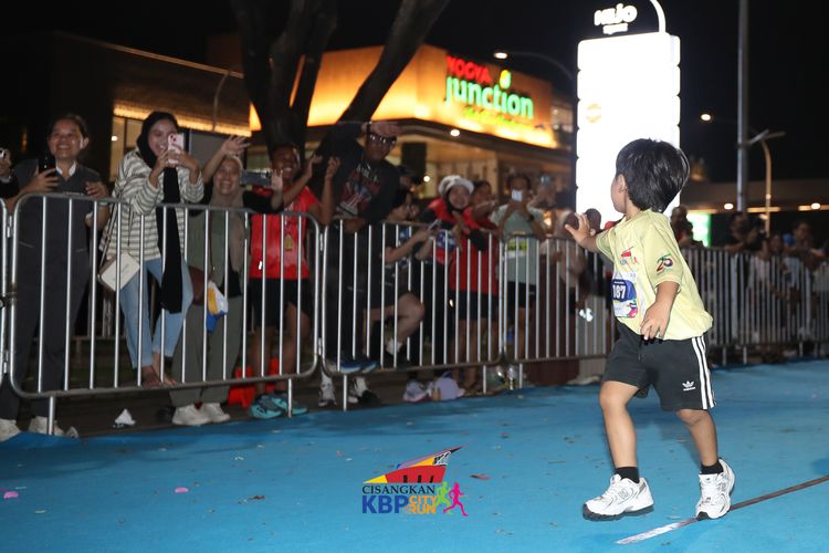 Race photo from CISANGKAN KBP CITY RUN 2025