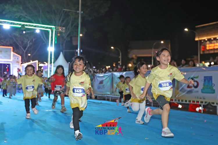 Race photo from CISANGKAN KBP CITY RUN 2025