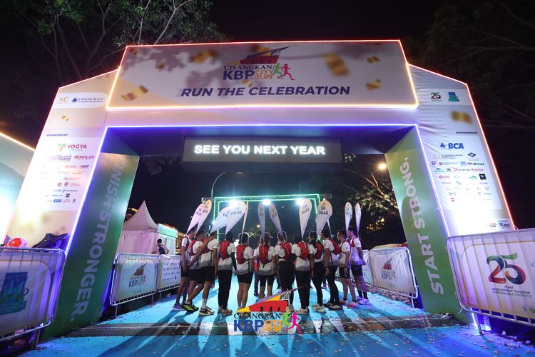 Race photo from CISANGKAN KBP CITY RUN 2025
