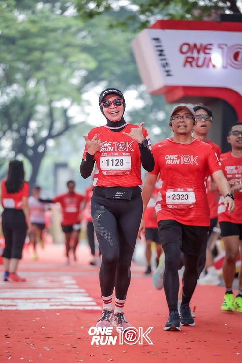 Race photo from ONE RUN 10K 2025