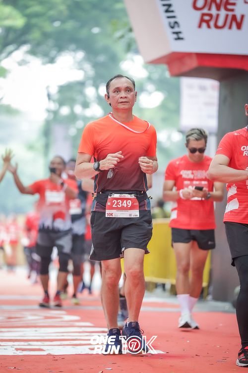 Race photo from ONE RUN 10K 2025