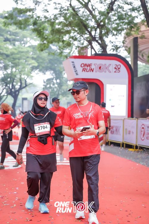 Race photo from ONE RUN 10K 2025