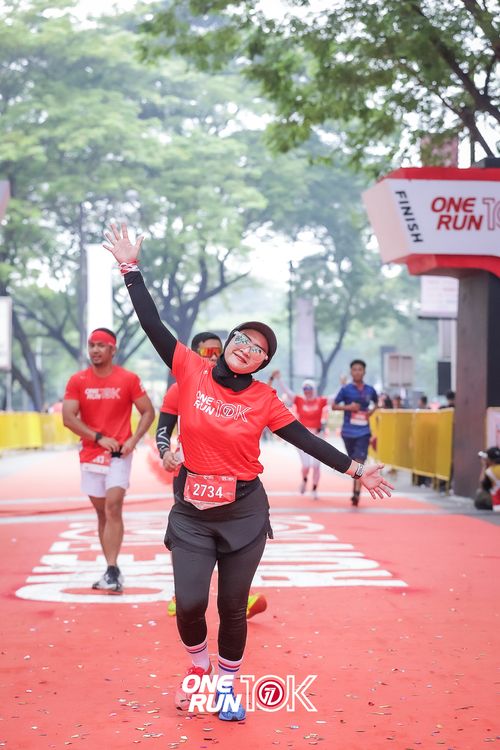 Race photo from ONE RUN 10K 2025