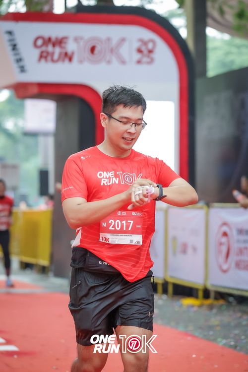 Race photo from ONE RUN 10K 2025
