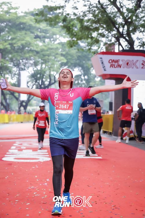 Race photo from ONE RUN 10K 2025