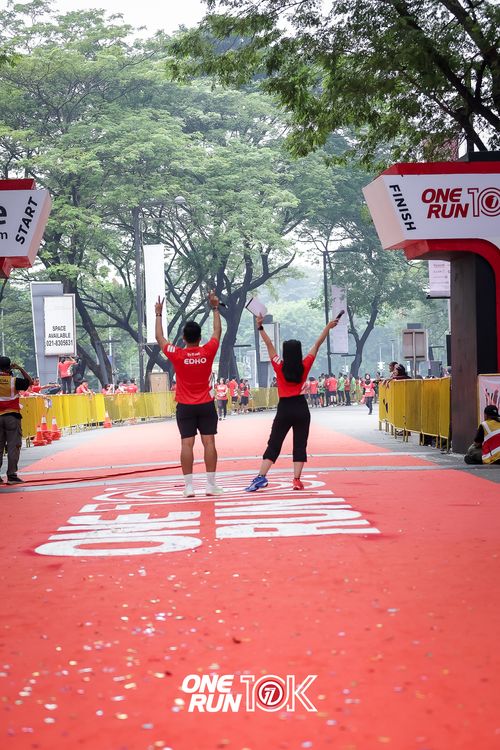 Race photo from ONE RUN 10K 2025