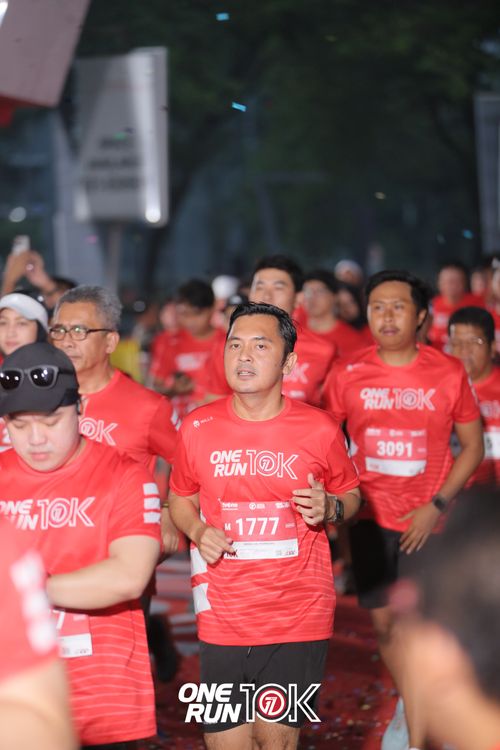 Race photo from ONE RUN 10K 2025