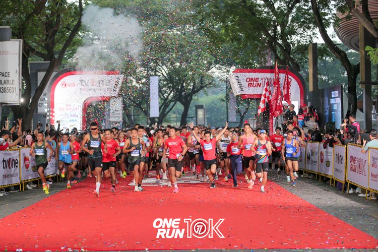 Race photo from ONE RUN 10K 2025