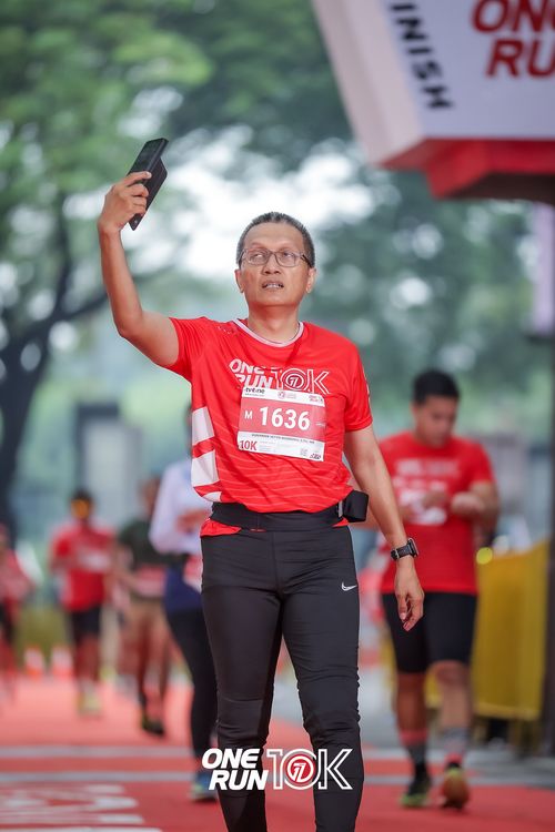 Race photo from ONE RUN 10K 2025