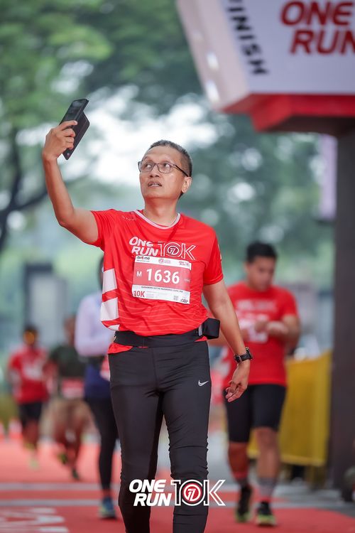 Race photo from ONE RUN 10K 2025