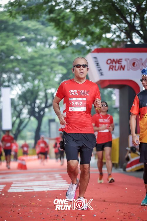 Race photo from ONE RUN 10K 2025