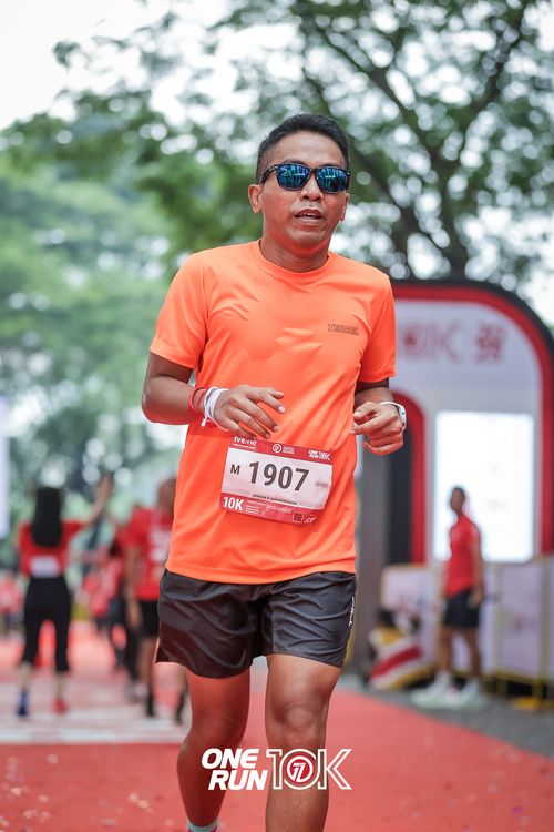 Race photo from ONE RUN 10K 2025
