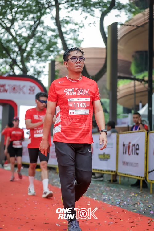 Race photo from ONE RUN 10K 2025